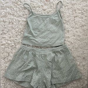 Brandy Melville pj set barley worn
